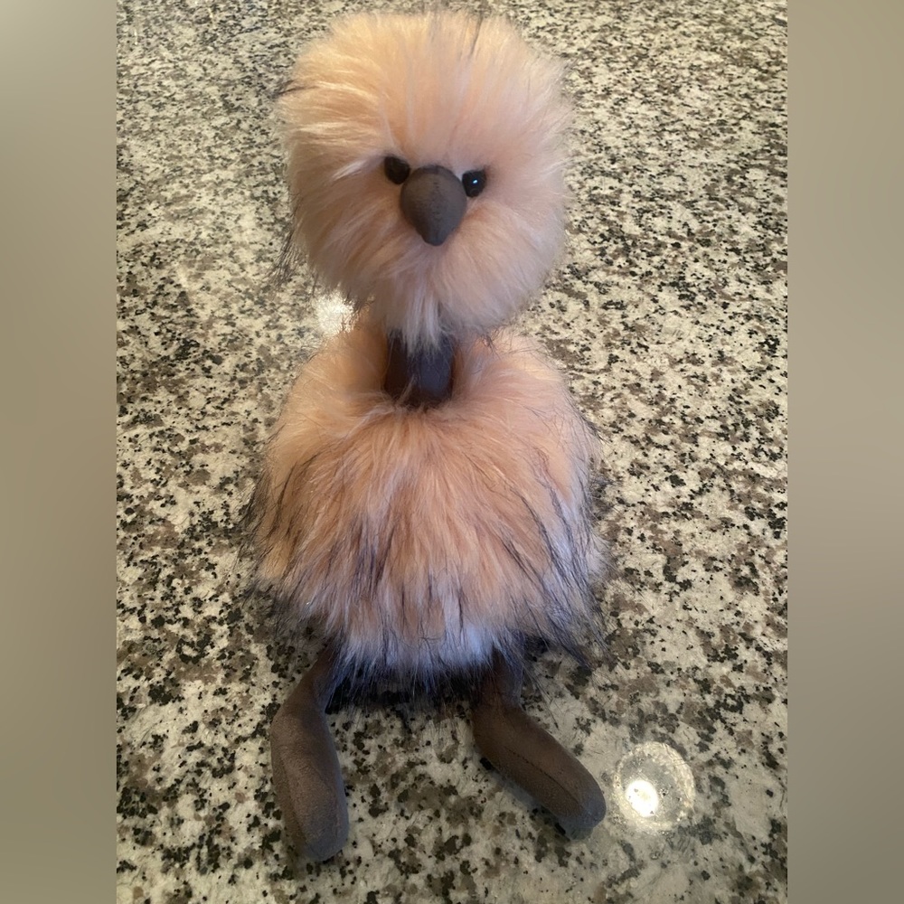 Jellycat Emu Pompom Bird 15” Rare Retired Design